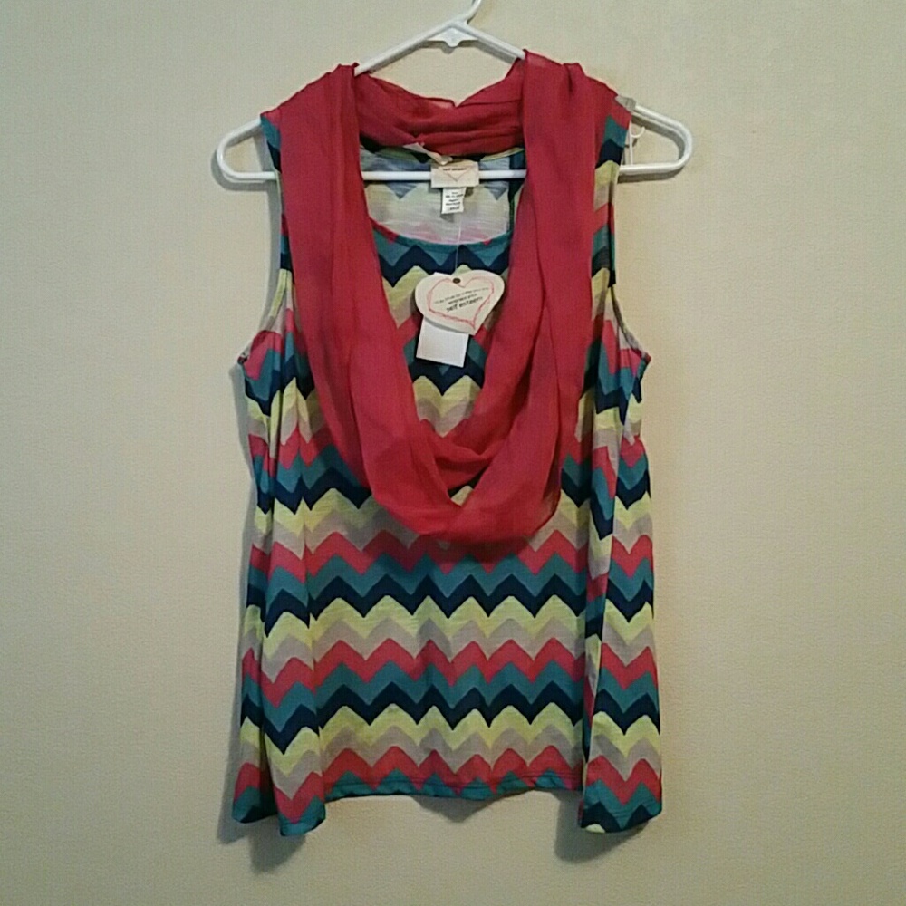 Tank and Scarf